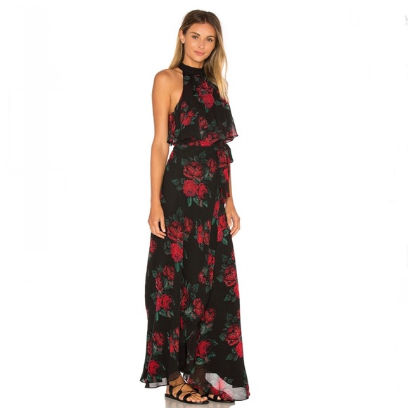 NEW LOVERS + FRIENDS REVOLVE FLORAL PRINT MAXI DRESS - Picture 4 of 7